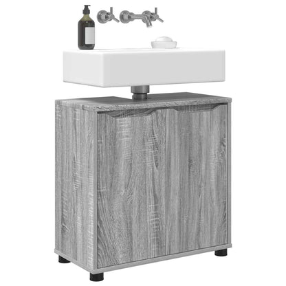 Bathroom Basin Cabinet Grey Sonoma 60 x 30 x 60 cm