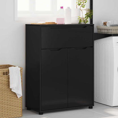 Bathroom Cabinet Black 72.5 x 36.5 x 100 cm Engineered Wood