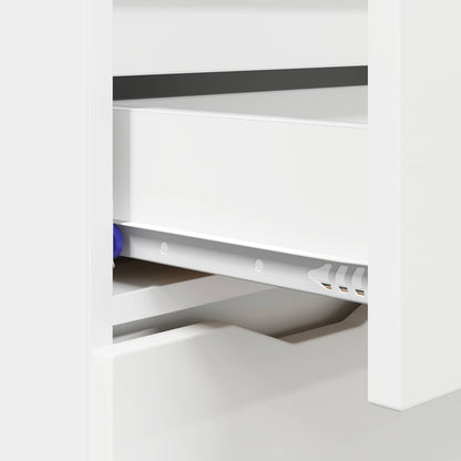 Sideboard White 100 x 30 x 65.6 Engineered Wood
