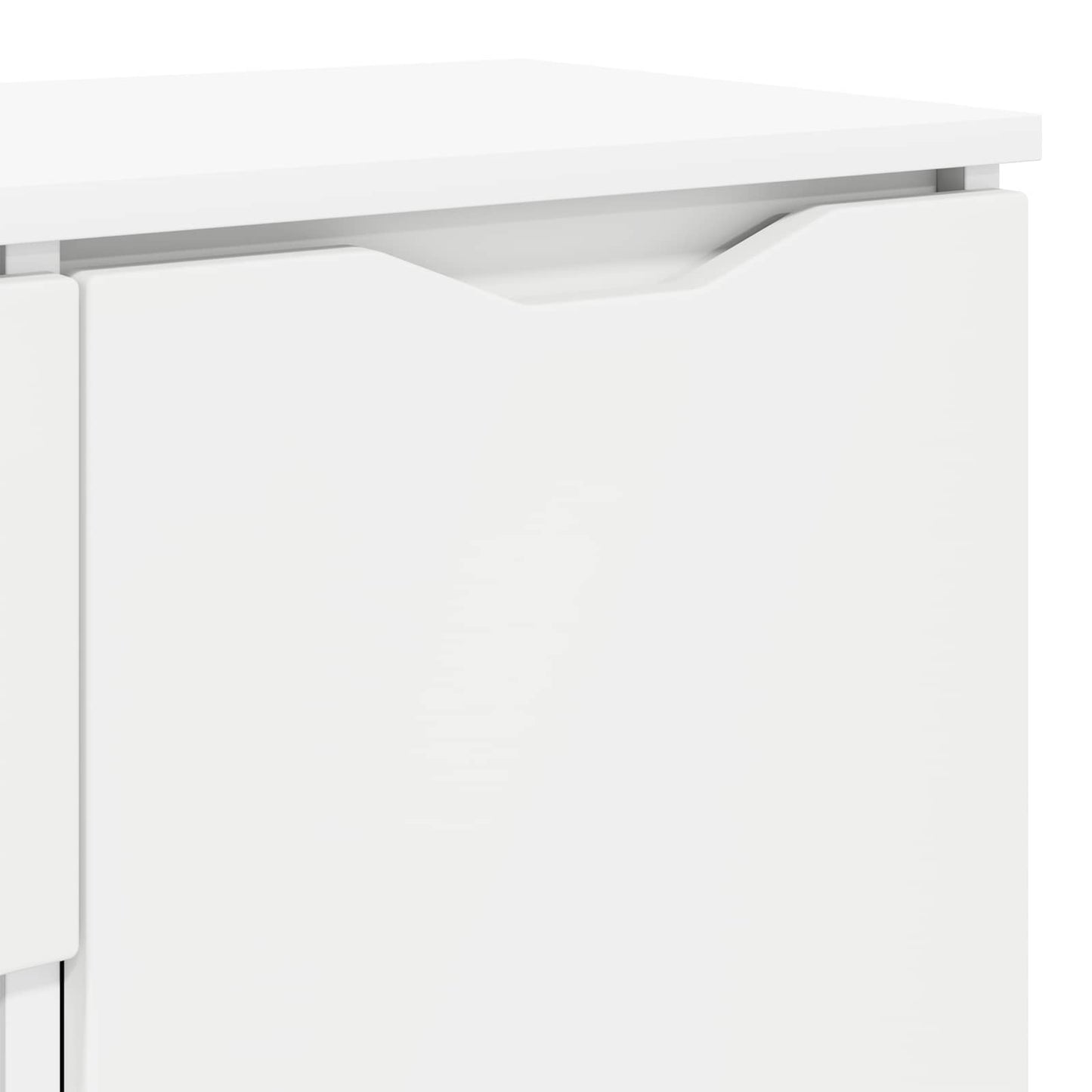 Sideboard with Drawer White 100 x 30 x 65.6 Engineered Wood