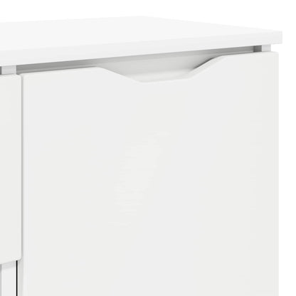 Sideboard White 100 x 30 x 65.6 Engineered Wood