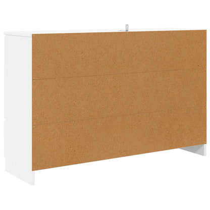 Sideboard with Drawer White 100 x 30 x 65.6 Engineered Wood