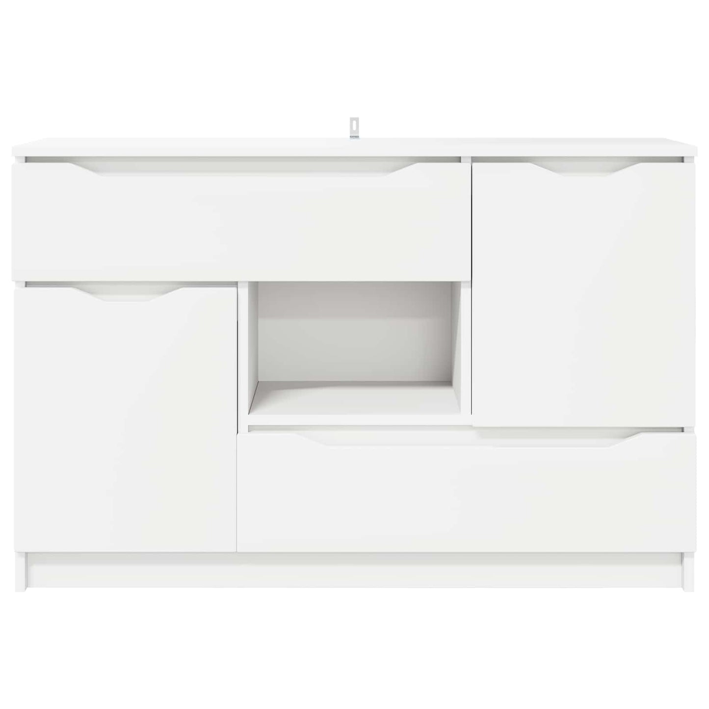 Sideboard White 100 x 30 x 65.6 Engineered Wood