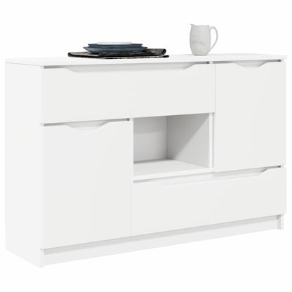 Sideboard with Drawer White 100 x 30 x 65.6 Engineered Wood