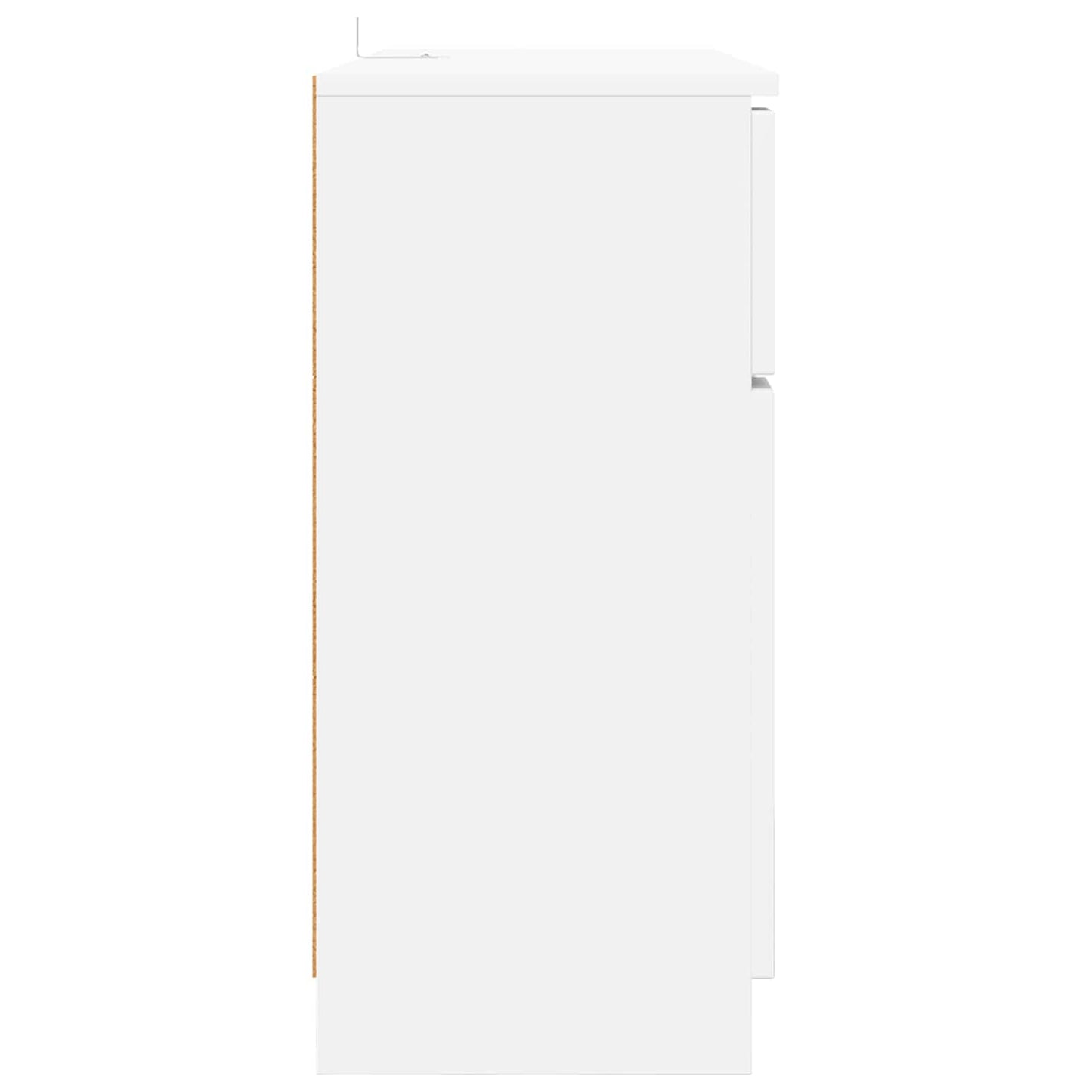 Sideboard with Drawer White 100 x 30 x 65.6 Engineered Wood