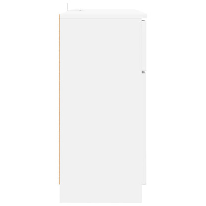 Sideboard with Drawer White 100 x 30 x 65.6 Engineered Wood