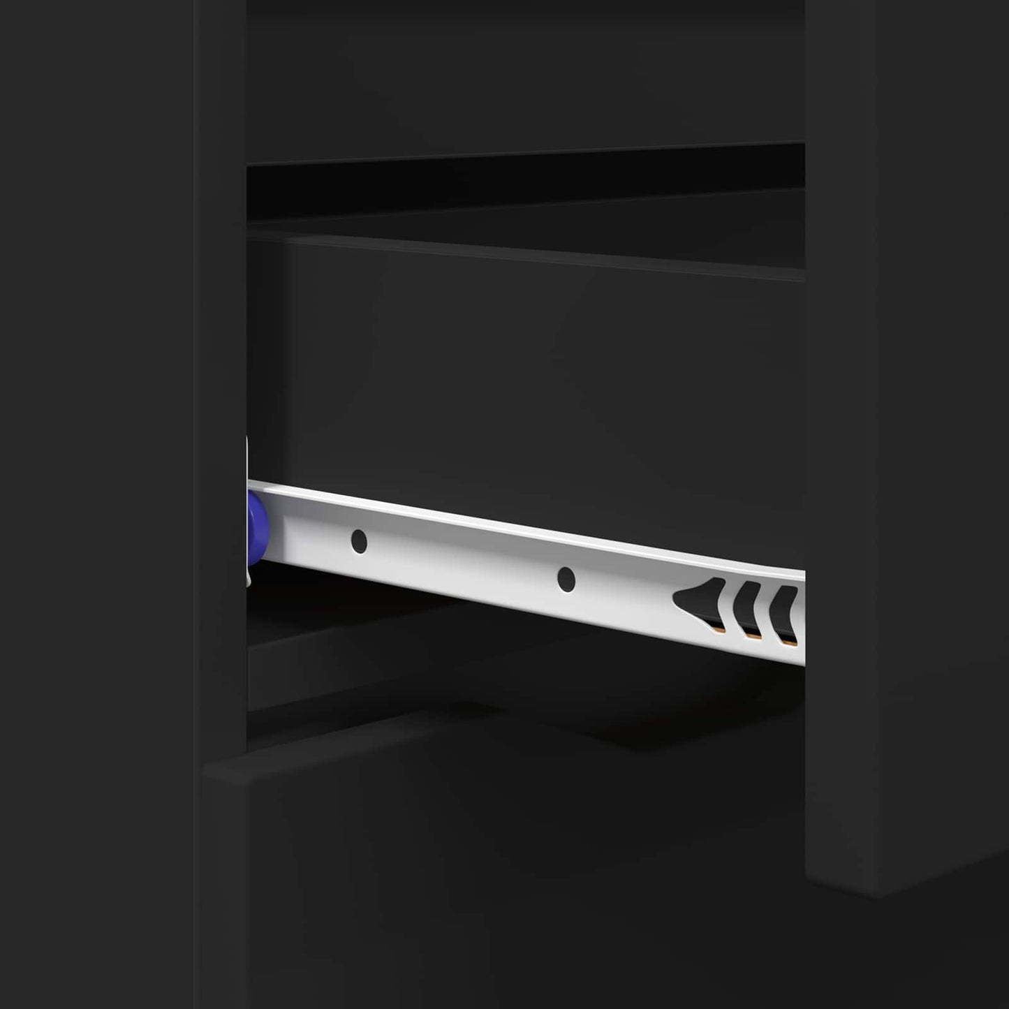Sideboard Black 100 x 30 x 65.6 Engineered Wood