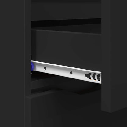 Sideboard Black 100 x 30 x 65.6 Engineered Wood