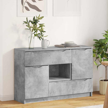 Sideboard Concrete Grey 100 x 30 x 65.6 Engineered Wood
