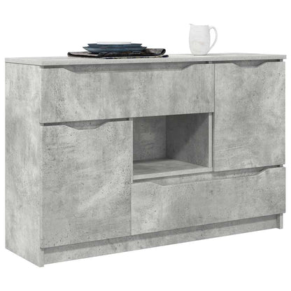 Sideboard Concrete Grey 100 x 30 x 65.6 Engineered Wood