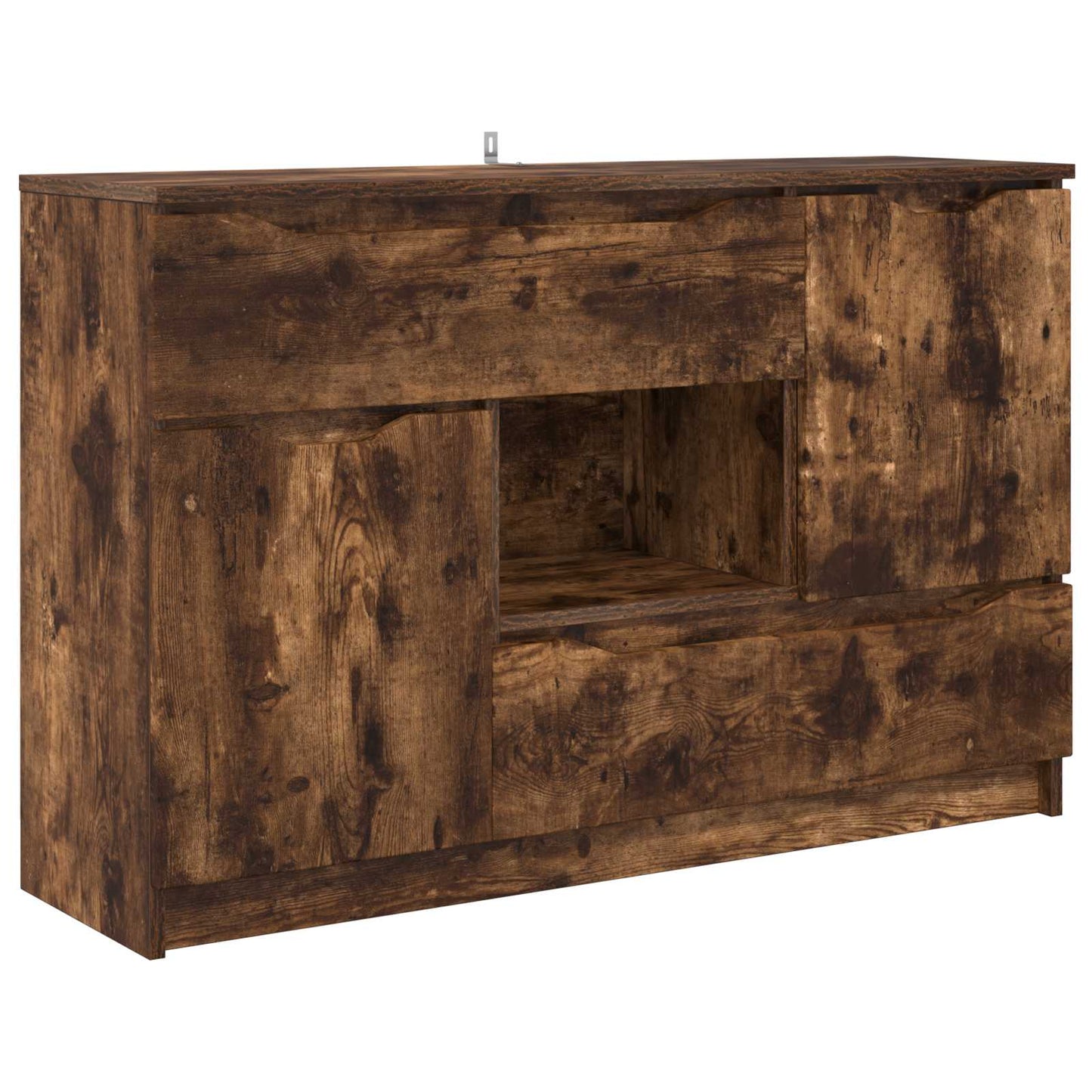 Sideboard Smoked Oak 100 x 30 x 65.6 Engineered Wood