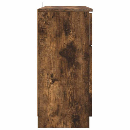 Sideboard Smoked Oak 100 x 30 x 65.6 Engineered Wood