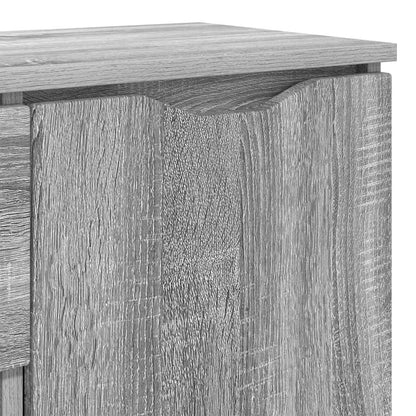 Sideboard Grey Sonoma 100 x 30 x 65.6 Engineered Wood