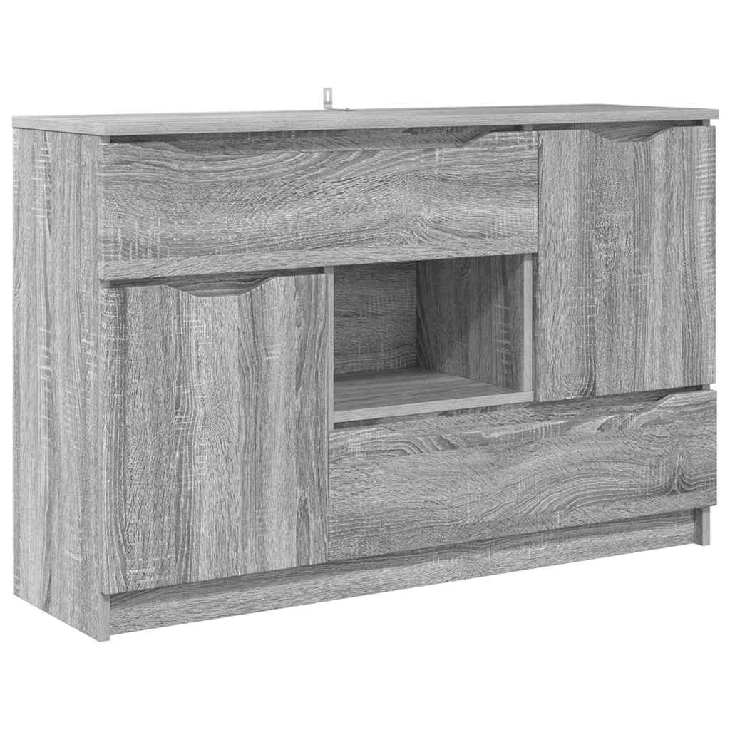 Sideboard Grey Sonoma 100 x 30 x 65.6 Engineered Wood