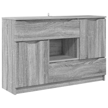 Sideboard Grey Sonoma 100 x 30 x 65.6 Engineered Wood