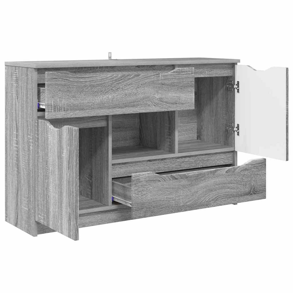 Sideboard Grey Sonoma 100 x 30 x 65.6 Engineered Wood