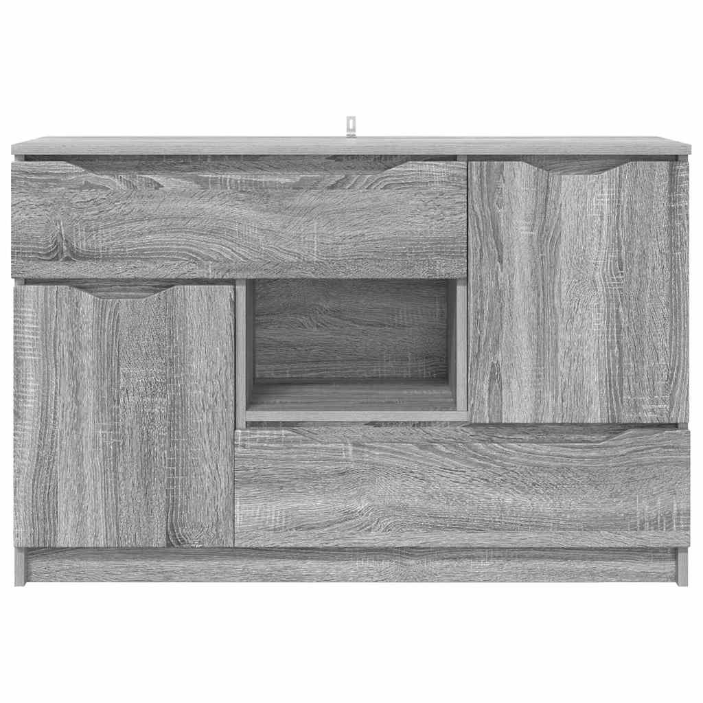Sideboard Grey Sonoma 100 x 30 x 65.6 Engineered Wood