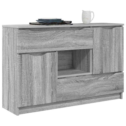 Sideboard Grey Sonoma 100 x 30 x 65.6 Engineered Wood