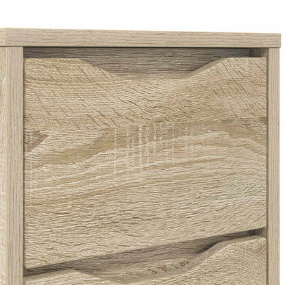 Bedside Table Sonoma Oak 30.5 x 30 x 43 cm Engineered Wood