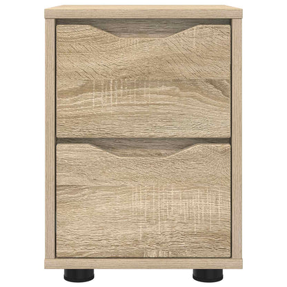 Bedside Table Sonoma Oak 30.5 x 30 x 43 cm Engineered Wood