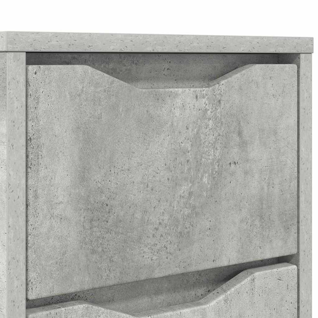 Bedside Tables 2 pcs Concrete Grey 30.5 x 30 x 43 cm