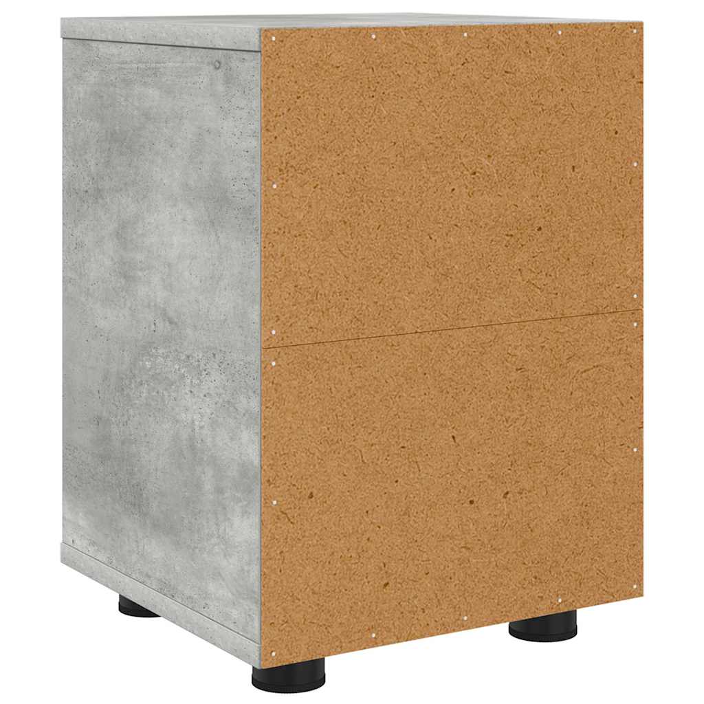 Bedside Tables 2 pcs Concrete Grey 30.5 x 30 x 43 cm