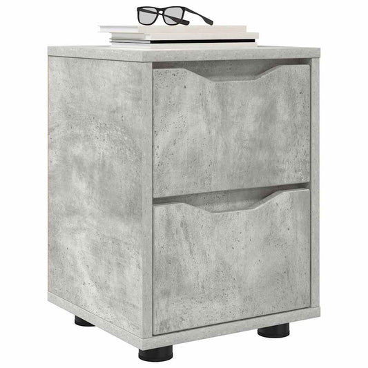 Bedside Tables 2 pcs Concrete Grey 30.5 x 30 x 43 cm