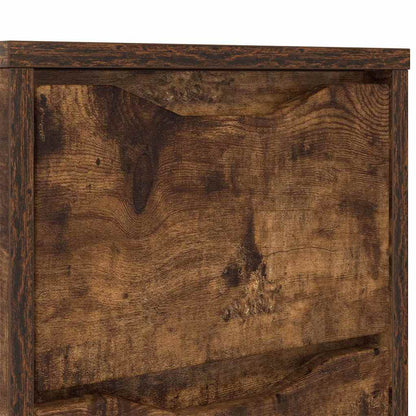 Bedside Table Smoked Oak 30.5 x 30 x 43 cm Engineered Wood