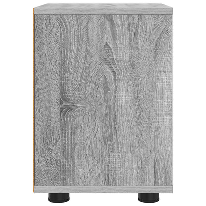 Bedside Table Grey Sonoma 30.5 x 30 x 43 cm Engineered Wood