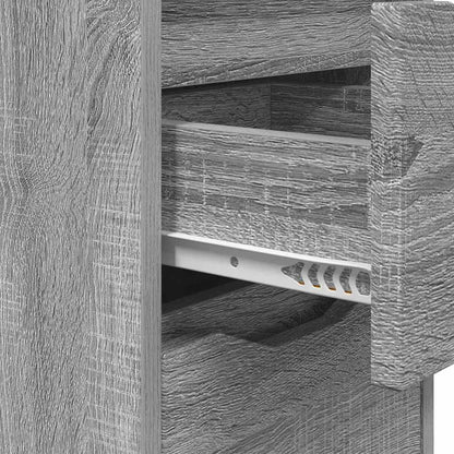 Bedside Tables with Drawer 2 pcs Grey Sonoma 30.5 x 30 x 43 cm