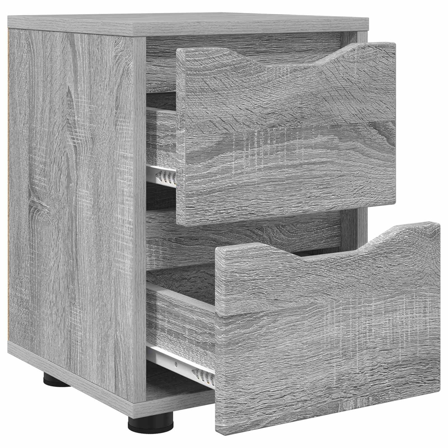 Bedside Tables with Drawer 2 pcs Grey Sonoma 30.5 x 30 x 43 cm