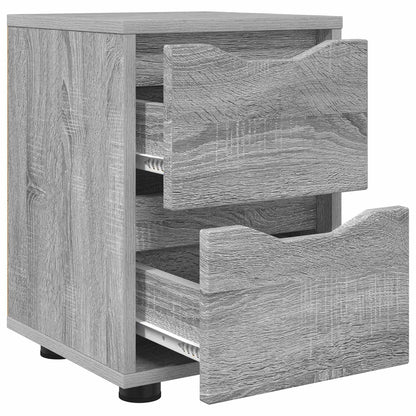 Bedside Tables with Drawer 2 pcs Grey Sonoma 30.5 x 30 x 43 cm