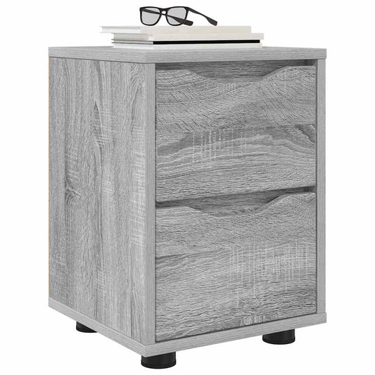 Bedside Tables with Drawer 2 pcs Grey Sonoma 30.5 x 30 x 43 cm