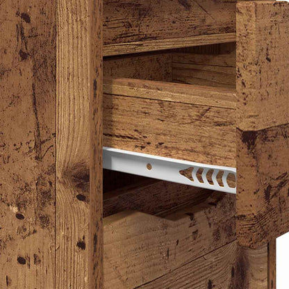 Bedside Tables 2 pcs Old Wood 30.5 x 30 x 43 cm Engineered Wood