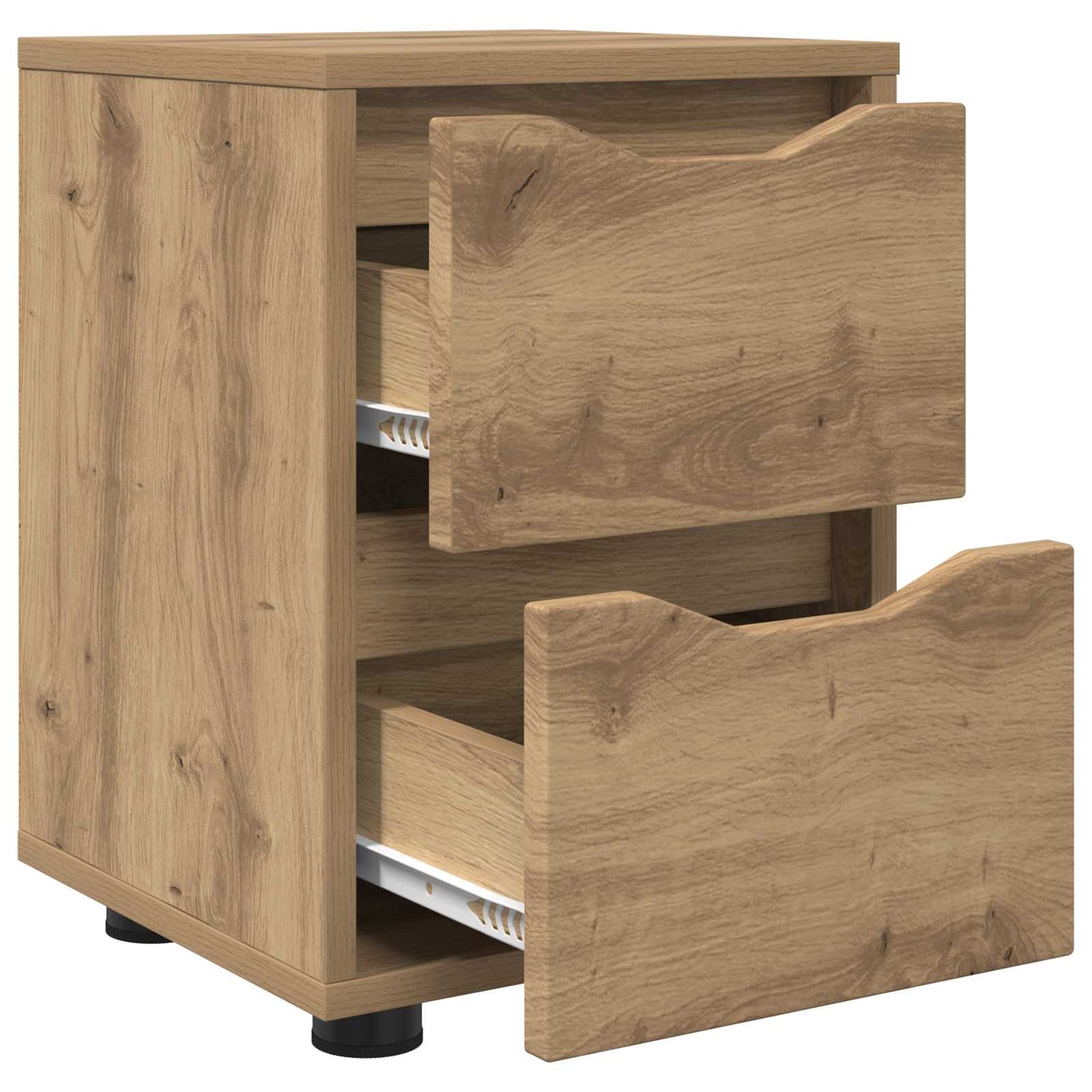 Bedside Table Artisan Oak 30.5 x 30 x 43 cm Engineered Wood