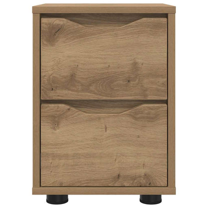Bedside Tables with Drawer 2 pcs Artisan Oak 30.5 x 30 x 43 cm