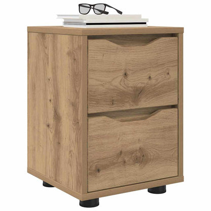 Bedside Tables with Drawer 2 pcs Artisan Oak 30.5 x 30 x 43 cm
