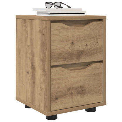 Bedside Tables with Drawer 2 pcs Artisan Oak 30.5 x 30 x 43 cm