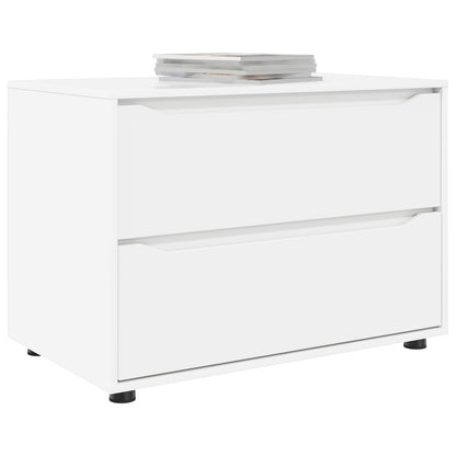 Storage Cabinet 80 x 48 x 57 cm Engineered Wood White