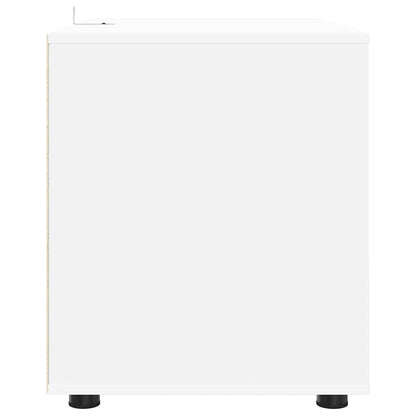 Storage Cabinet White 80 x 48 x 57 cm Engineered Wood