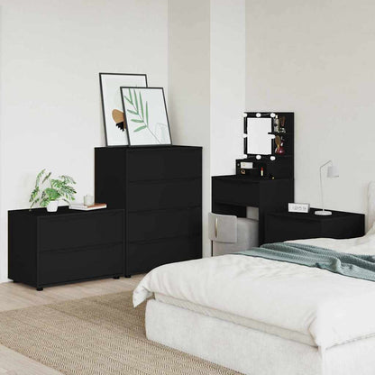 Storage Cabinet Black 80 x 48 x 57 cm Engineered Wood