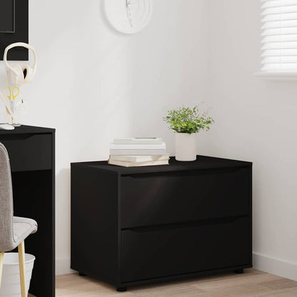 Storage Cabinet Black 80 x 48 x 57 cm Engineered Wood