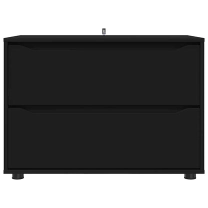 Storage Cabinet Black 80 x 48 x 57 cm Engineered Wood