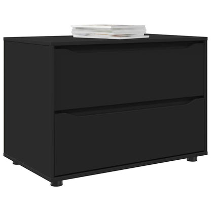 Storage Cabinet Black 80 x 48 x 57 cm Engineered Wood