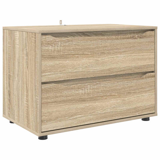 Storage Cabinet 80 x 48 x 57 cm Engineered Wood Sonoma Oak