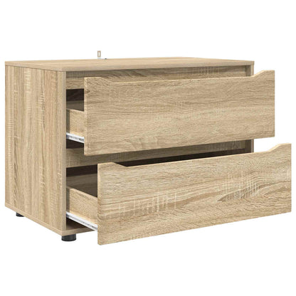 Storage Cabinet Sonoma Oak 80 x 48 x 57 cm Engineered Wood