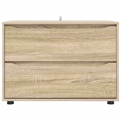 Storage Cabinet Sonoma Oak 80 x 48 x 57 cm Engineered Wood