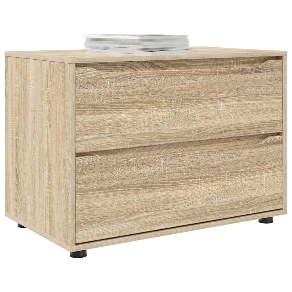 Storage Cabinet Sonoma Oak 80 x 48 x 57 cm Engineered Wood