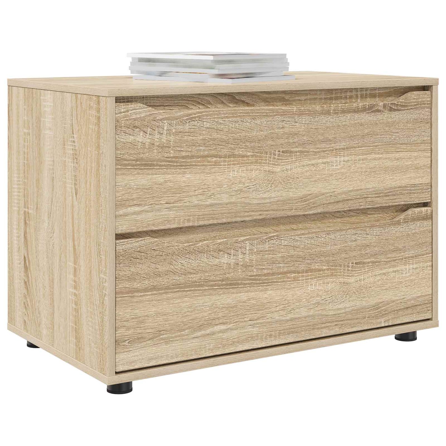 Storage Cabinet Sonoma Oak 80 x 48 x 57 cm Engineered Wood