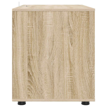 Storage Cabinet Sonoma Oak 80 x 48 x 57 cm Engineered Wood